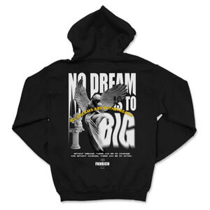 FKNRICH Dream Angels Hoodie in Black, Size XL​​​​​